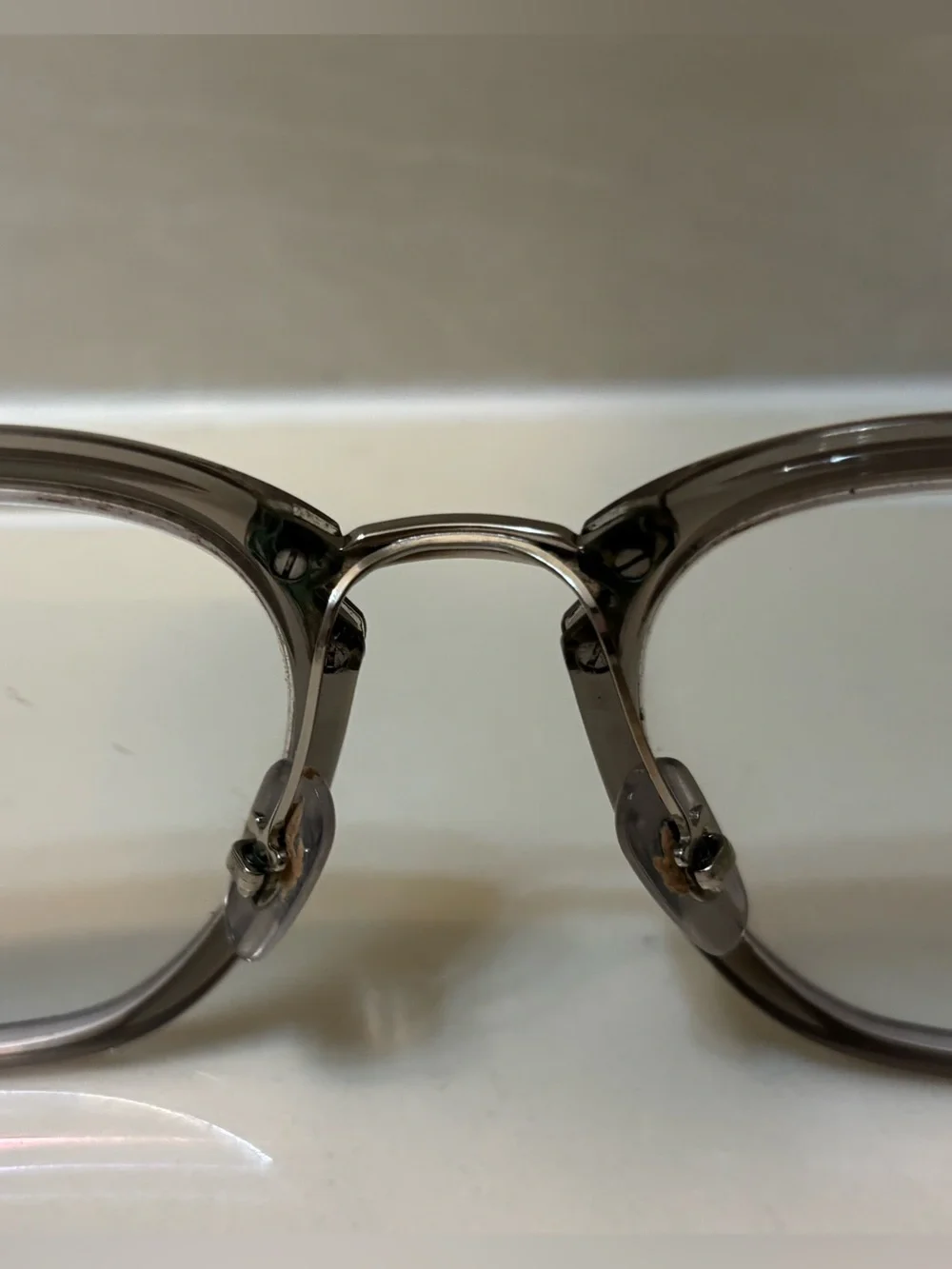 Ray-Ban RB4451V 8125 Transparent Gray Eyeglasses Frames Authentic